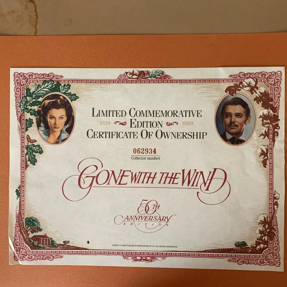 Gone with The Wind Video 50th Anniversary Edition Plus Rhett Butler's People